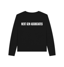 Load image into Gallery viewer, Black Printed T-shirt Back