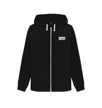 Load image into Gallery viewer, Black Zip hoody Front