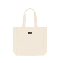 Load image into Gallery viewer, Natural Printed Bag Back