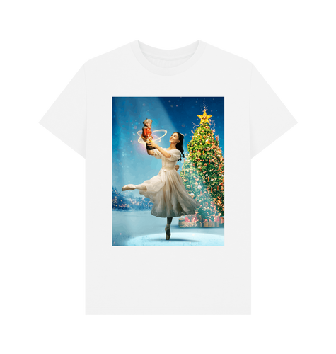 White Printed T-shirt Front