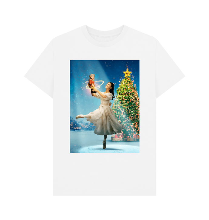 White Printed T-shirt Front